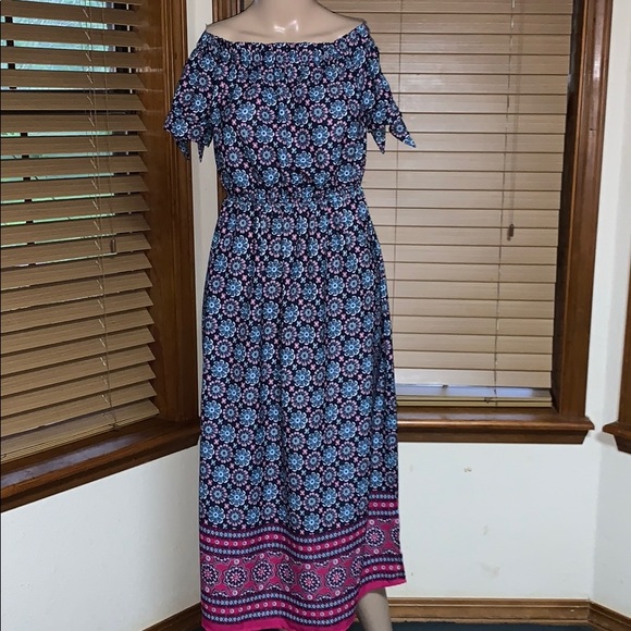 blush summer maxi dress